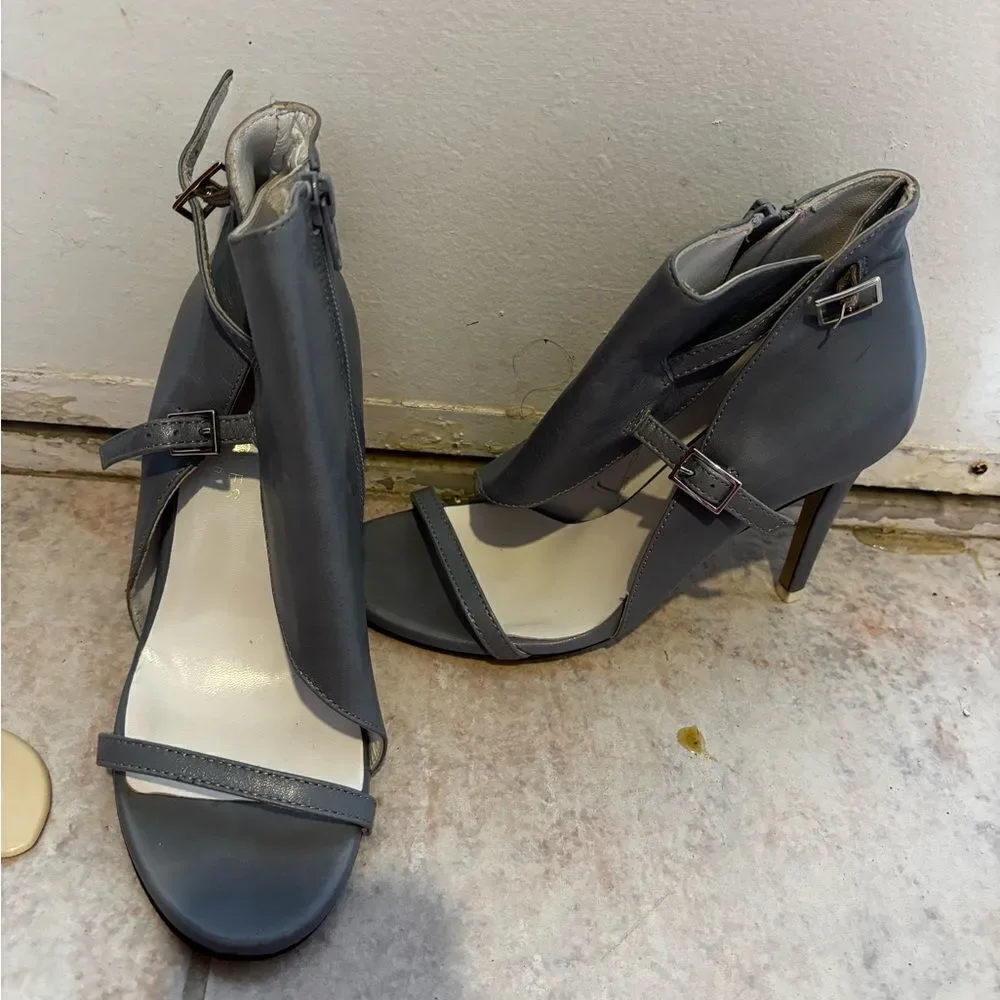 BEAUTIISOLES By Robyn Shreiber cutout shoes strappy heels dress open toe Boots